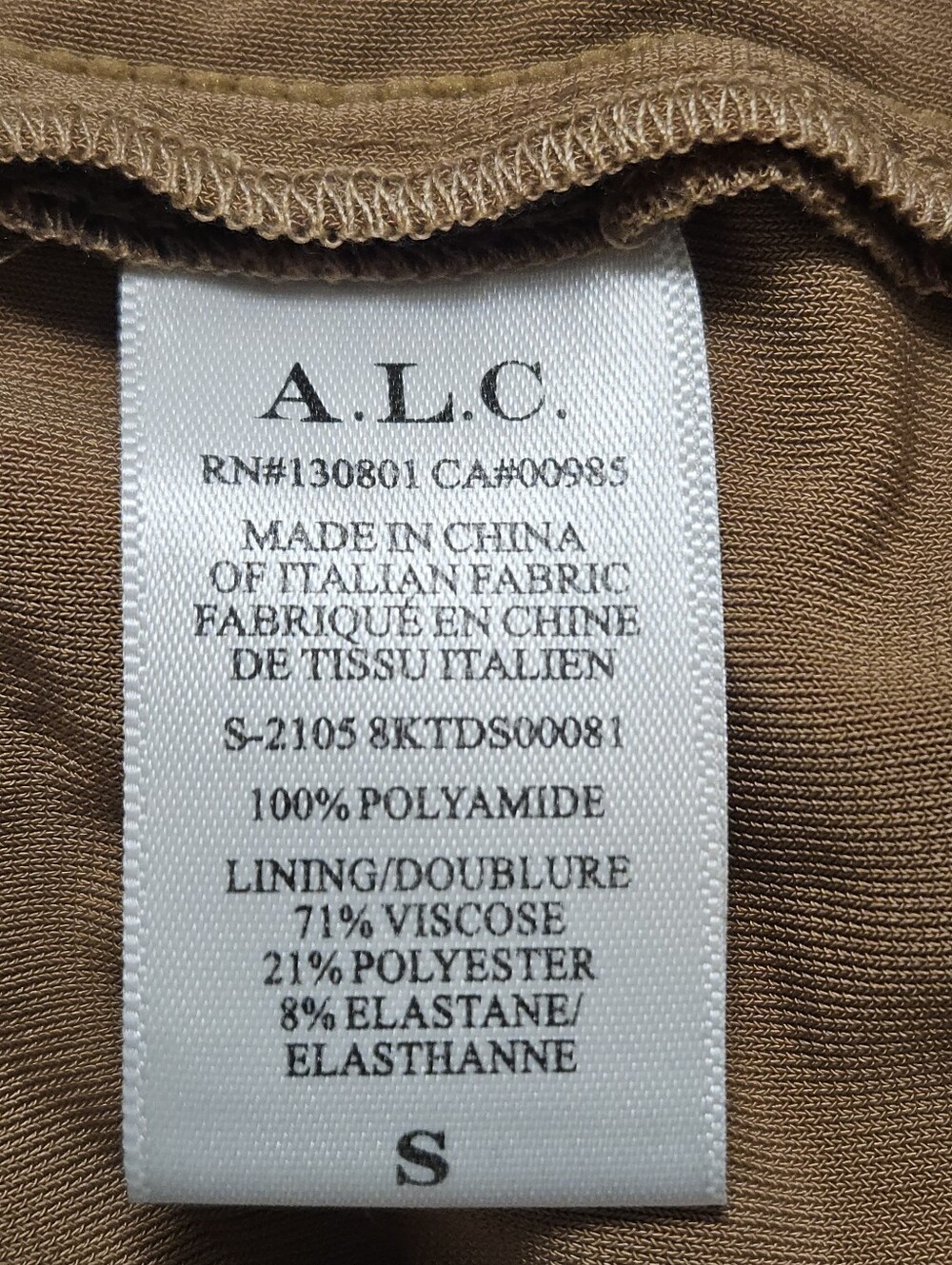 A.L.C ADRIENNE RUCHED MIDI DRESS SMALL - Picture 8 of 8